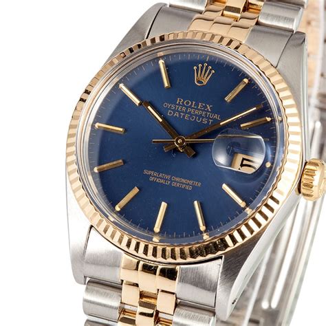 blue rolex datejust 1985 16013|Rolex model 16014 review.